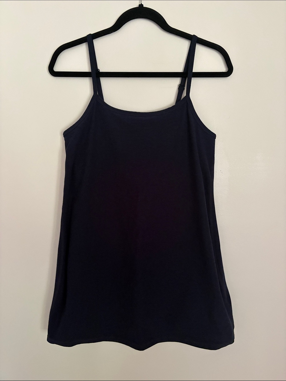Beyond Yoga Navy Spaghetti-Strap Cami Dress